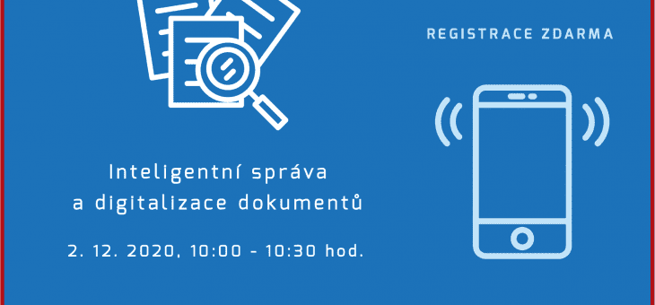 Webinar: Intelligent management and digitization of documents, 2 December 2020, 10:00 – 10:30