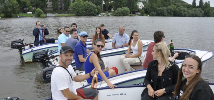 Corporate event – motorboats on the Vltava River, 20 July 2021