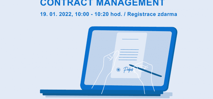 Webinář: Contract Management, 19. 1. 2022, 10:00 – 10:20