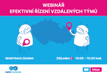 Webinář: Efektivní řízení vzdálených týmů, 25. 1. 2023, 10:00 – 10:20