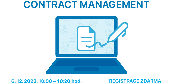 Webinar: Contract Management, 6. 12. 2023, 10:00 – 10:20